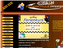 Tablet Screenshot of fahrschule-pfeifer-mainz.de
